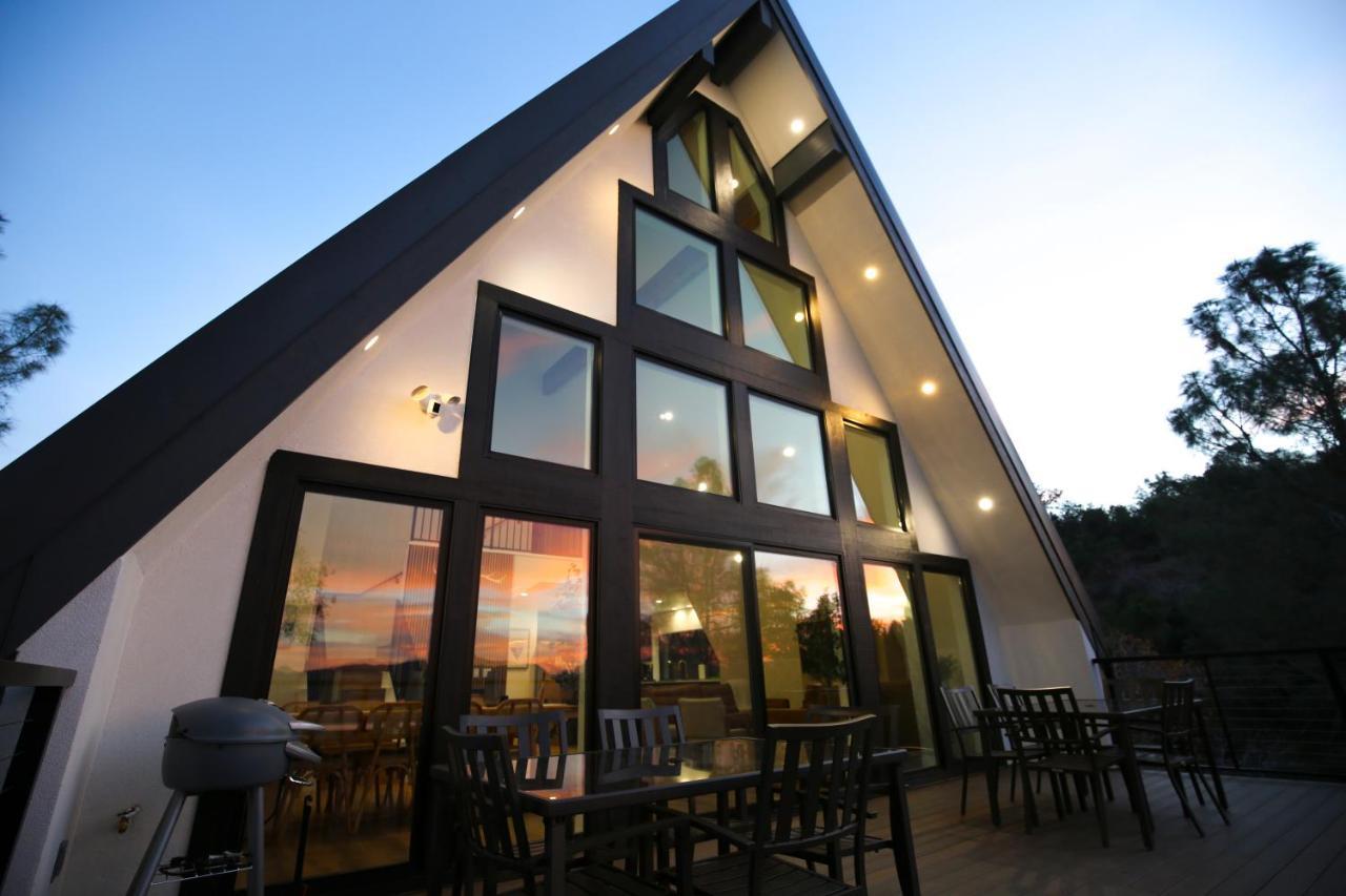 Villa High End A-Frame - Hot Tub - Awesome Views - Yosemite - Electric Vehicle Friendly - Sleeps 10 Oakhurst Exterior foto